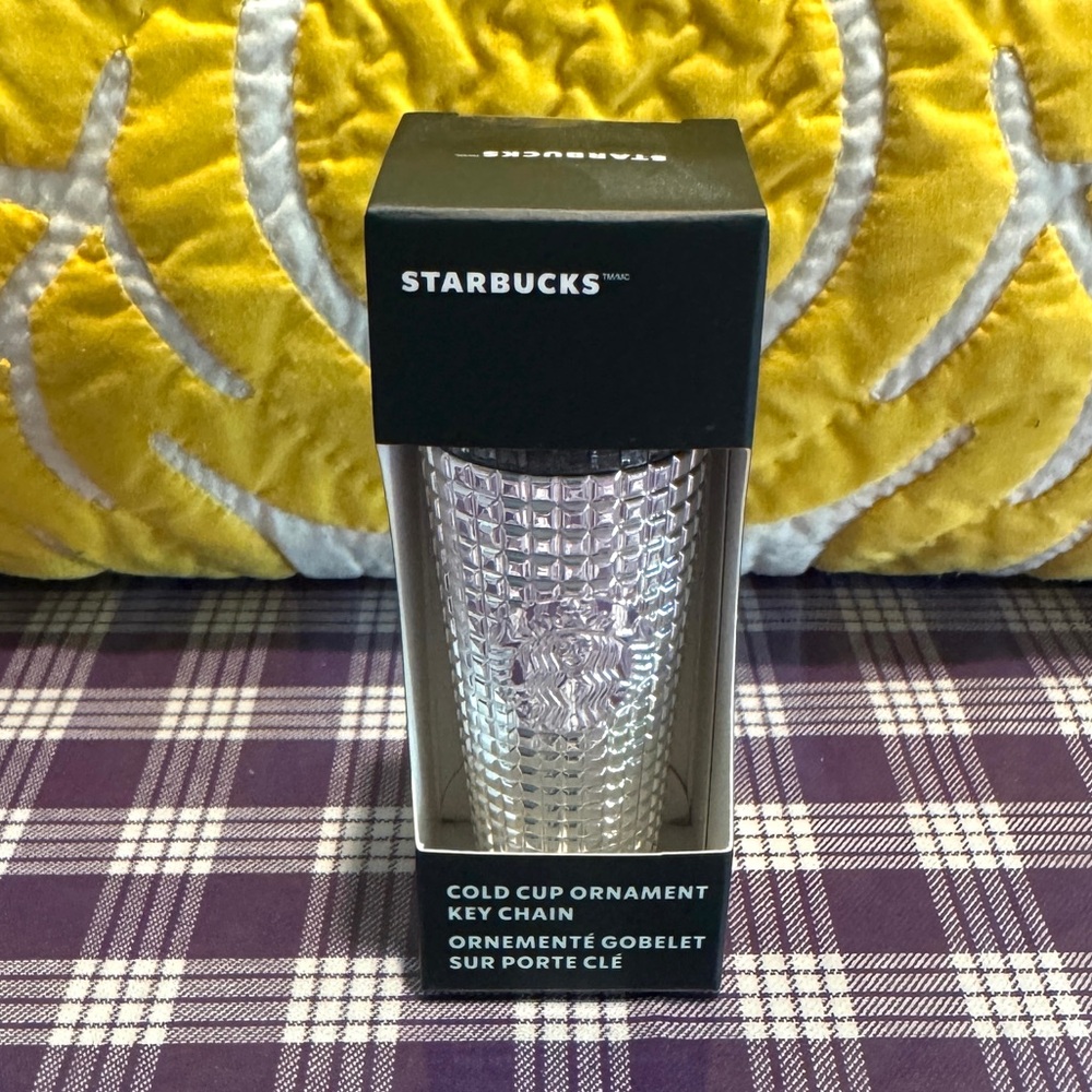 Starbucks Silver Cold Cup Ornament
